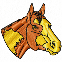 Horses Embroidery Design 1 Horses Embroidery Design 1